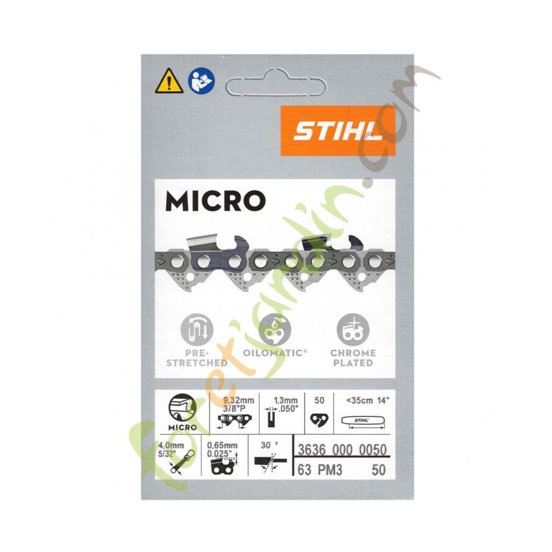 Chaine 35 cm pour tronçonneuse Stihl 3636-000-0050